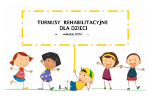 Plakat: turnusy rehabilitacyjne dla dzieci rolników