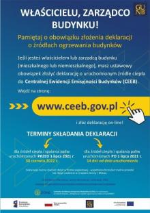 Plakat: Złóż deklarację CEEB