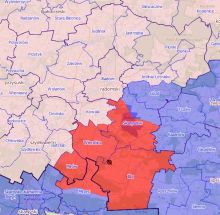 Zmiana regionalizacji ASF - mapa