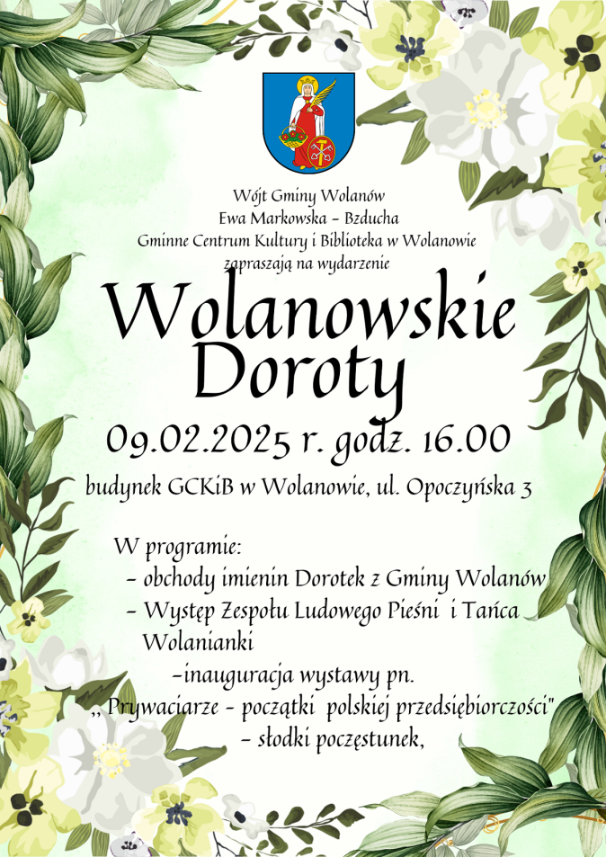Zaproszenie na Wolanowskie Doroty