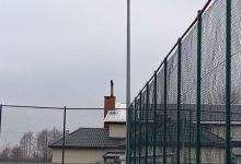 boisko po modernizacji oświetlenia
