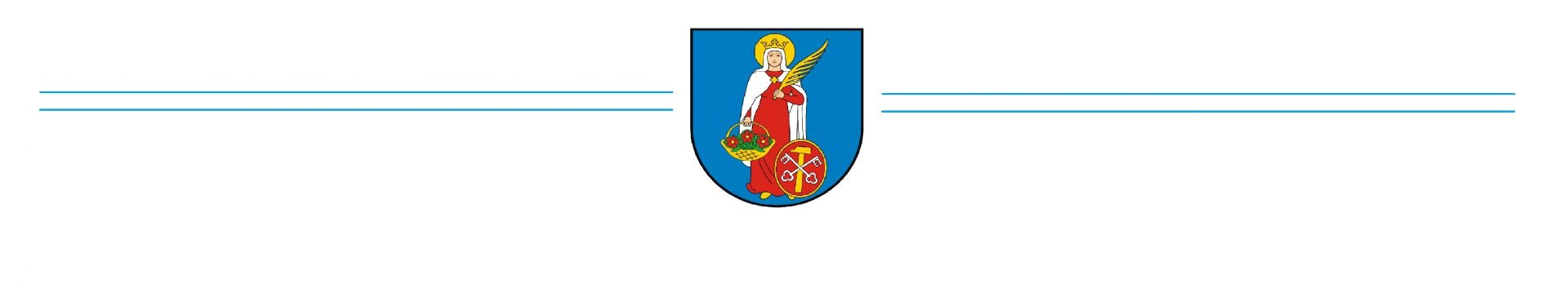 przekładka z herbem gminy