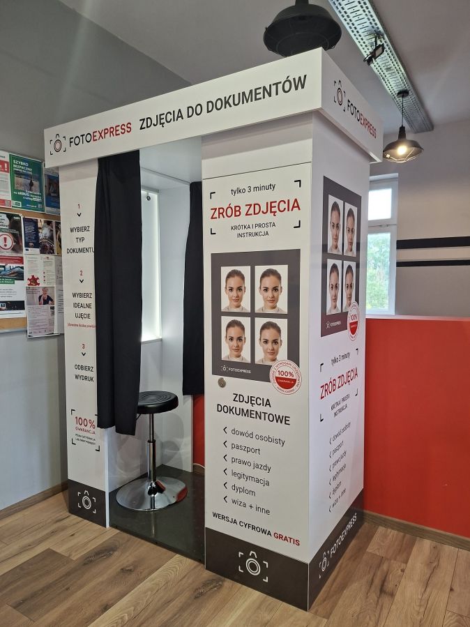 fotokabina widok z prawej