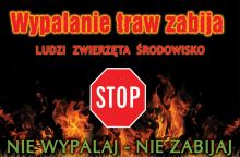 Wypalanie traw zabija