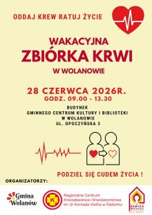 Zbiórka krwi w Wolanowie