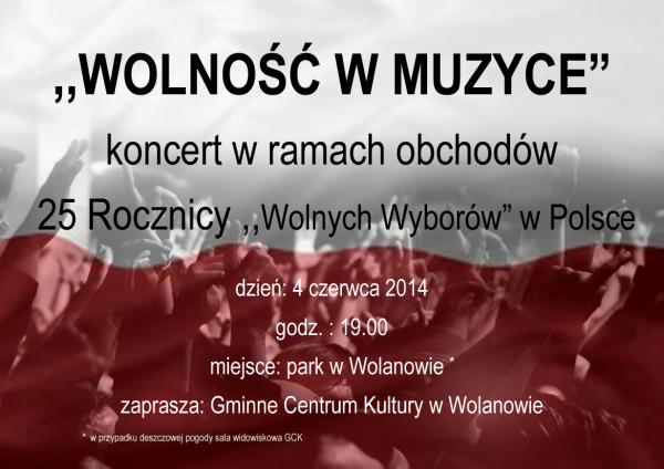 "Wolność w muzyce"