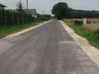 Droga w miejscowości Kolonia Wawrzyszów