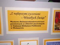 Wystawa świątecznych kart