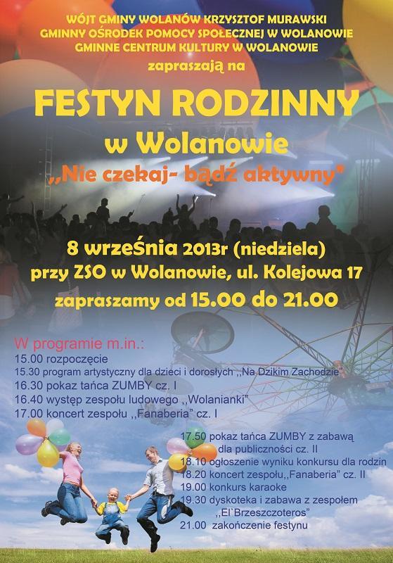 Festyn rodzinny "Nie czekaj - bądź aktywny"
