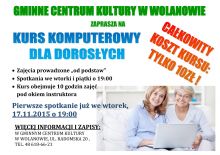 Kurs komputerowy dla dorosłych