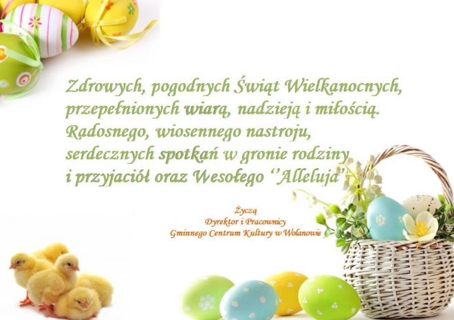 Życzenia wielkanocne