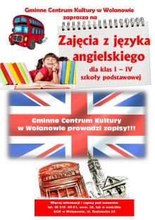 plakat język angielski