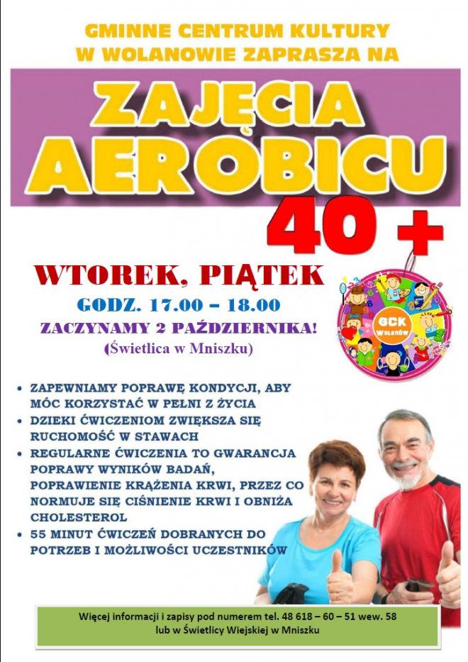 Zaproszenie na Aerobik 40