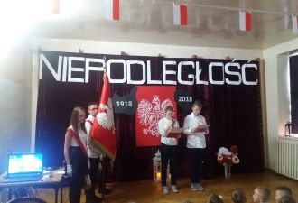 Obchody 100 - lecia niepodległości w PSP w Sławnie