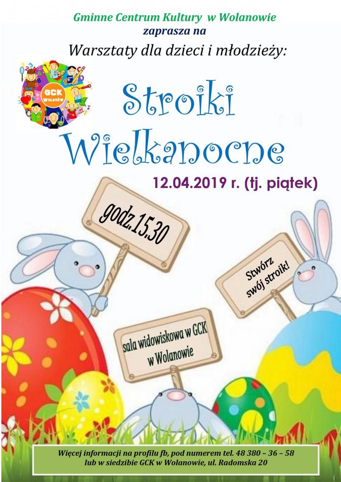 Warsztaty dla dzieci i młodzieży: Stroiki Wielkanocne