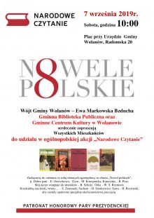 Plakat Narodowe Czytanie
