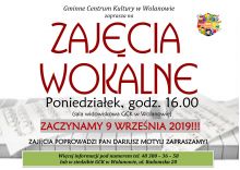 plakat zajęcia wokalne