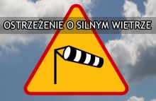 Ostrzeżenie o silnym wietrze