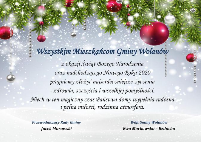 życzenia świąteczne 2019 r
