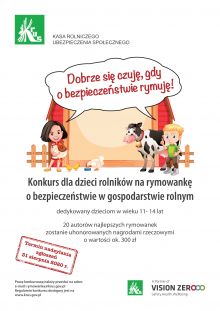 Plakat konkurs rymowanki