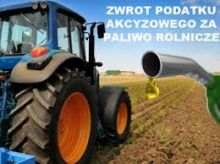 Plakat - zwrot podatku akcyzowego w rolnictwie