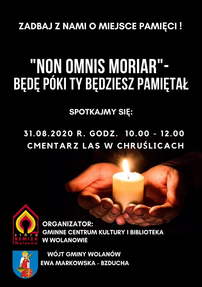 Plakat: Non omnis moriar - będę póki ty będziesz pamiętał