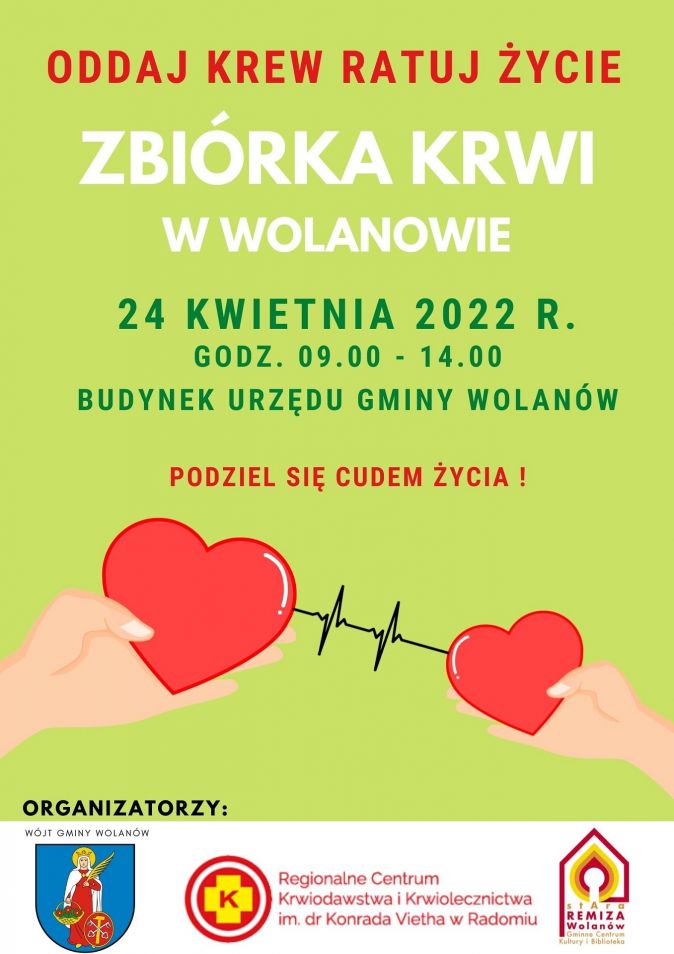 Dzień Krwiodawcy Plakat