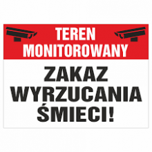 Zakaz wyrzucania śmieci