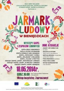 Zaproszenie na Jarmark Ludowy w Bieniędzicach