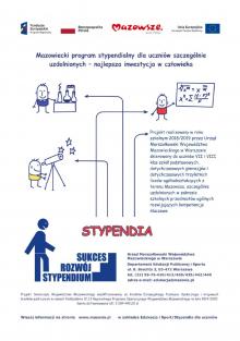 Mazowiecki program stypendialny dla uczniów szczególnie uzdolnionych