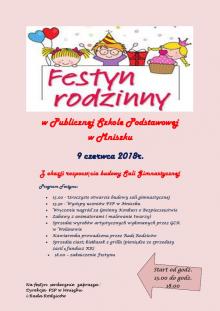 Zaproszenie na festyn rodzinny