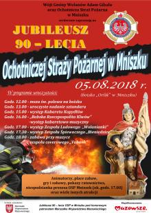 Jubileusz 90-lecia Ochotniczej Straży Pożarnej w Mniszku