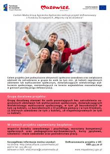 plakat: „Włączmy się do działania”