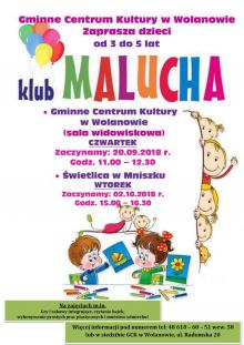 plakat: klub malucha