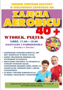 Zaproszenie na Aerobik 40+