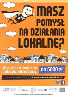 Informacja o programie mikrograntów <br>w województwie mazowieckim