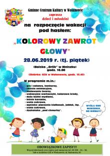 Rozpoczęcie wakacji z GCK w Wolanowie