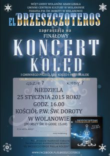Koncert Finałowy <br>I Przeglądu Kolęd <br>i Pastorałek w Wolanowie