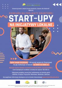 LGD Razem dla Radomki ogłasza nabór wniosków na projekty grantowe. Start-upy na Inicjatywy Lokalne.