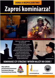 Plakat: Zaproś kominiarza