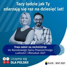 Nabór kandydatów na rachmistrzów spisowych – NSP 2021