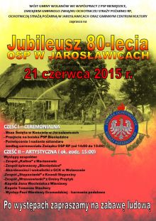 Jubileusz 80-lecia OSP <br>w Jarosławicach