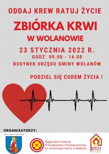 Zbiórka krwi w Wolanowie