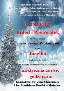 Koncert kolęd i pastorałek