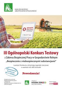 III Ogólnopolski Konkurs Testowy z Zakresu Bezpiecznej Pracy