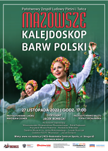 Koncert Państwowego Zespołu Ludowego Pieśni i Tańca „Mazowsze” w Radomiu