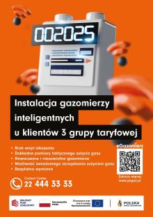 Instalacja gazomierzy inteligentnych u klientów 3 grupy taryfowej