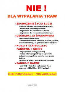 NIE ! DLA WYPALANIA TRAW
